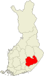 Etelä-Savo kartalla